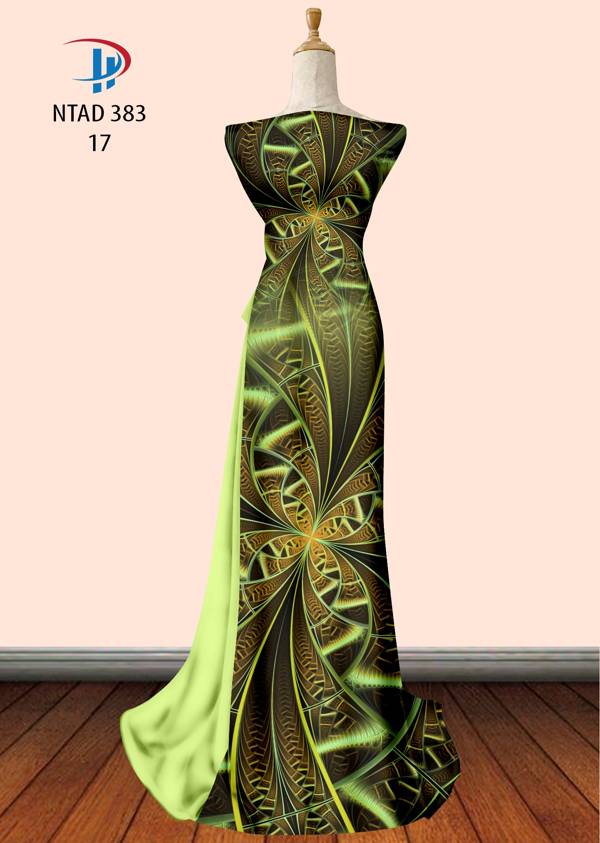 Vải Áo Dài Hoa Văn Mới Ra AD NTAD383