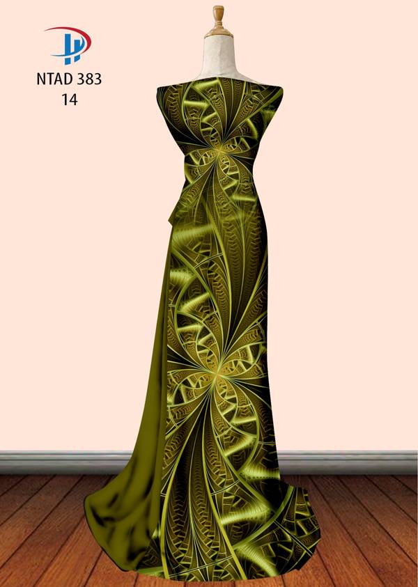 Vải Áo Dài Hoa Văn Mới Ra AD NTAD383