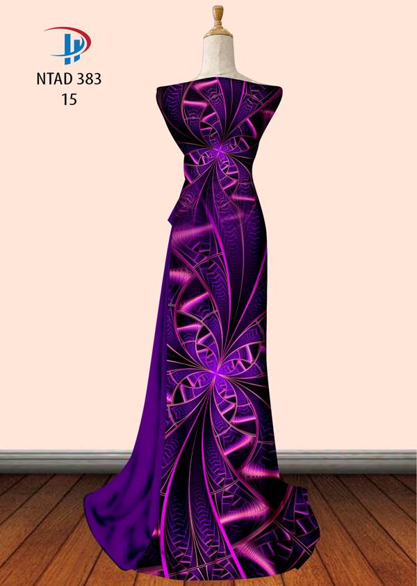 Vải Áo Dài Hoa Văn Mới Ra AD NTAD383