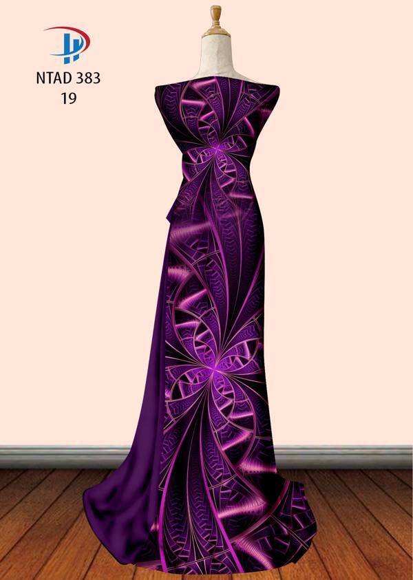 Vải Áo Dài Hoa Văn Mới Ra AD NTAD383