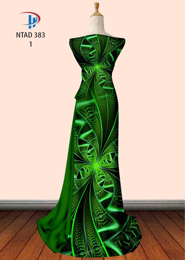 Vải Áo Dài Hoa Văn Mới Ra AD NTAD383