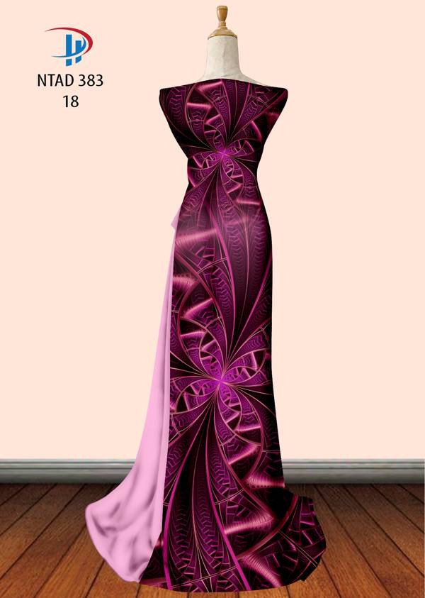 Vải Áo Dài Hoa Văn Mới Ra AD NTAD383