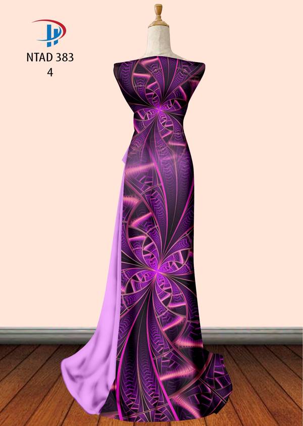 Vải Áo Dài Hoa Văn Mới Ra AD NTAD383