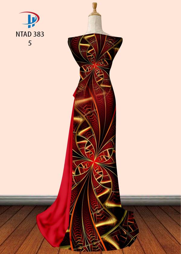 Vải Áo Dài Hoa Văn Mới Ra AD NTAD383