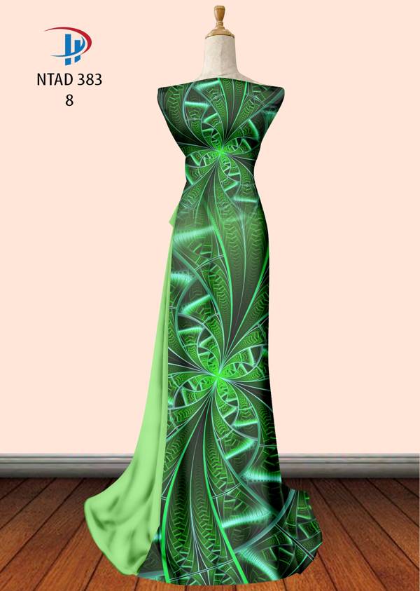 Vải Áo Dài Hoa Văn Mới Ra AD NTAD383