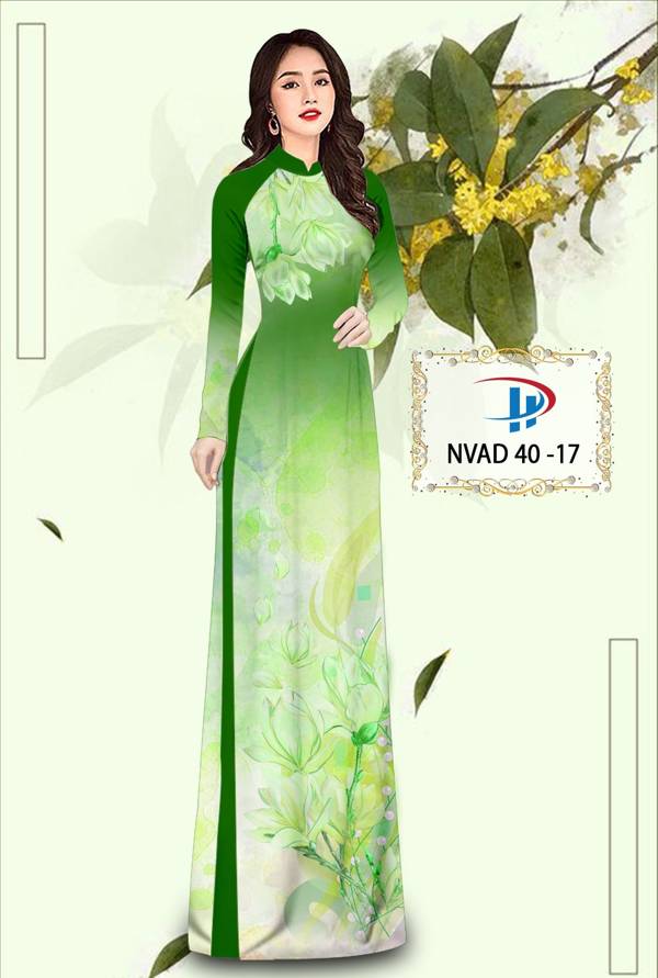 Vải Áo Dài Hoa In 3D Thiết Kế 2021 AD NVAD40 58 Vải Áo Dài Hoa In 3D Thiết Kế 2021 AD NVAD40