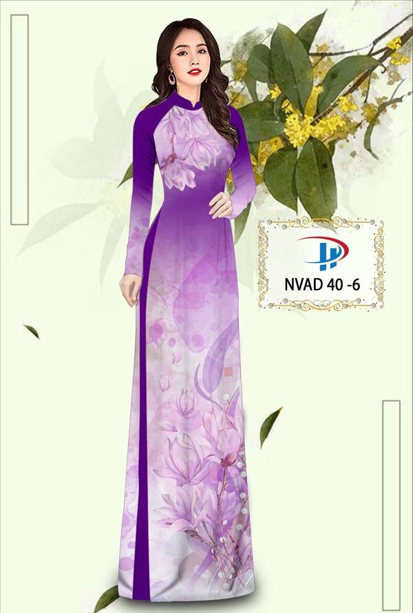 Vải Áo Dài Hoa In 3D Thiết Kế 2021 AD NVAD40 71 Vải Áo Dài Hoa In 3D Thiết Kế 2021 AD NVAD40