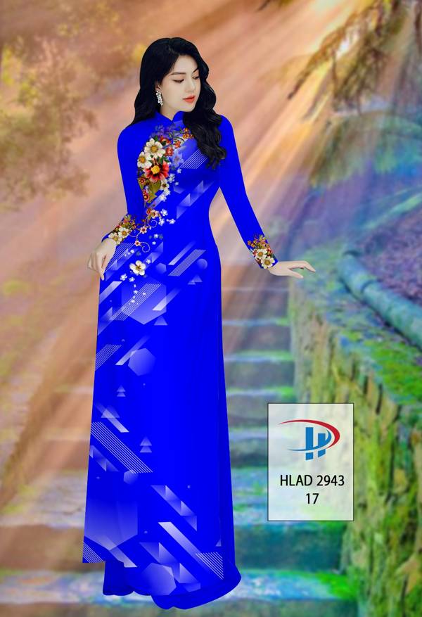 Vải Áo Dài Hoa In 3D Thiết Kế 2021 AD HLAD2943 53 Vải Áo Dài Hoa In 3D Thiết Kế 2021 AD HLAD2943