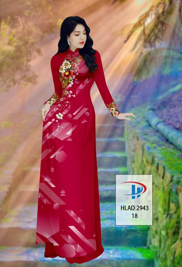 Vải Áo Dài Hoa In 3D Thiết Kế 2021 AD HLAD2943 54 Vải Áo Dài Hoa In 3D Thiết Kế 2021 AD HLAD2943