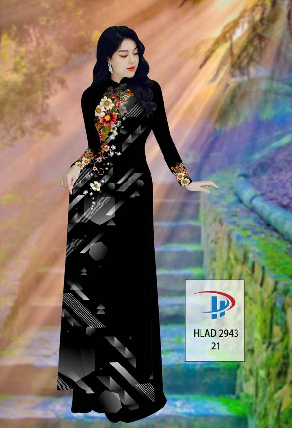 Vải Áo Dài Hoa In 3D Thiết Kế 2021 AD HLAD2943 57 Vải Áo Dài Hoa In 3D Thiết Kế 2021 AD HLAD2943