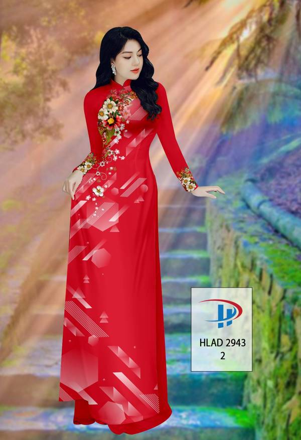 Vải Áo Dài Hoa In 3D Thiết Kế 2021 AD HLAD2943 64 Vải Áo Dài Hoa In 3D Thiết Kế 2021 AD HLAD2943