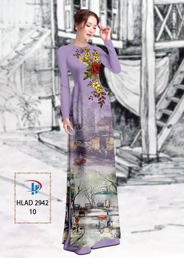 Vải Áo Dài Phong Cảnh Vừa Ra AD HLAD2942 51 Vải Áo Dài Phong Cảnh Vừa Ra AD HLAD2942