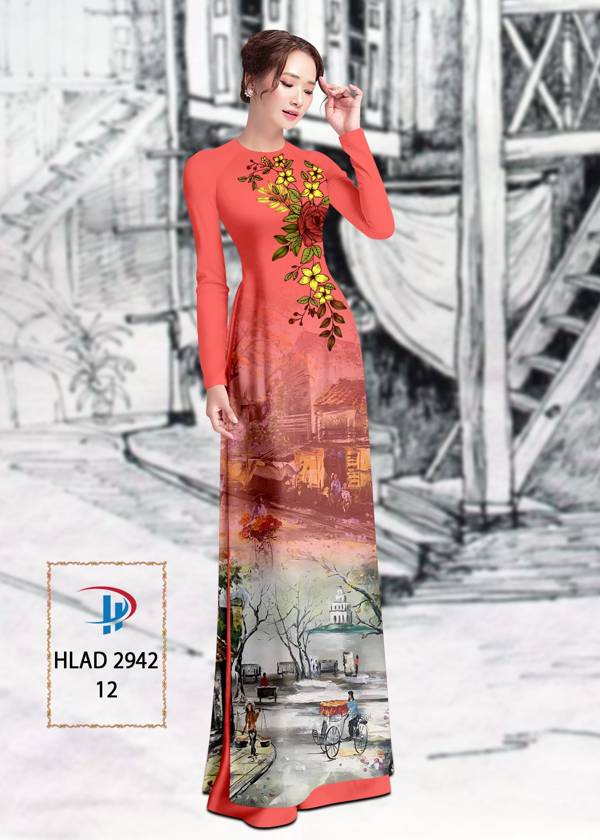 Vải Áo Dài Phong Cảnh Vừa Ra AD HLAD2942 53 Vải Áo Dài Phong Cảnh Vừa Ra AD HLAD2942