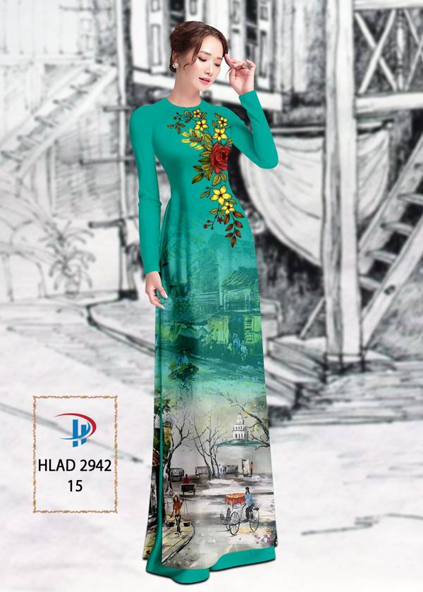 Vải Áo Dài Phong Cảnh Vừa Ra AD HLAD2942 56 Vải Áo Dài Phong Cảnh Vừa Ra AD HLAD2942