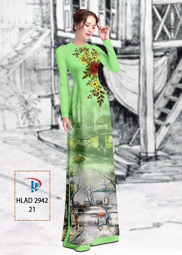Vải Áo Dài Phong Cảnh Vừa Ra AD HLAD2942 63 Vải Áo Dài Phong Cảnh Vừa Ra AD HLAD2942