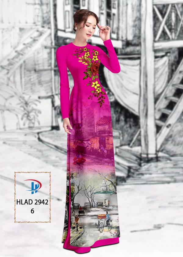 Vải Áo Dài Phong Cảnh Vừa Ra AD HLAD2942 71 Vải Áo Dài Phong Cảnh Vừa Ra AD HLAD2942