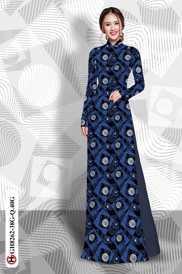 Vải Áo Dài Hoa Văn Vừa Ra AD GH8262 32 Vải Áo Dài Hoa Văn Vừa Ra AD GH8262