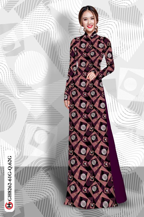 Vải Áo Dài Hoa Văn Vừa Ra AD GH8262 37 Vải Áo Dài Hoa Văn Vừa Ra AD GH8262