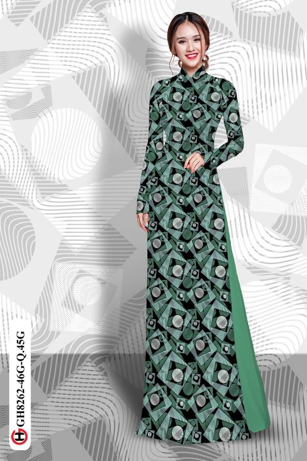Vải Áo Dài Hoa Văn Vừa Ra AD GH8262 39 Vải Áo Dài Hoa Văn Vừa Ra AD GH8262
