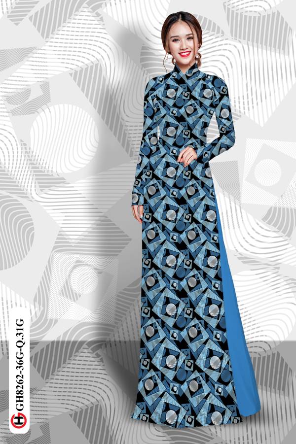 Vải Áo Dài Hoa Văn Vừa Ra AD GH8262 41 Vải Áo Dài Hoa Văn Vừa Ra AD GH8262