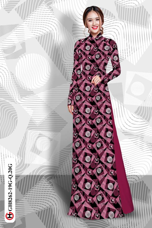 Vải Áo Dài Hoa Văn Vừa Ra AD GH8262 43 Vải Áo Dài Hoa Văn Vừa Ra AD GH8262