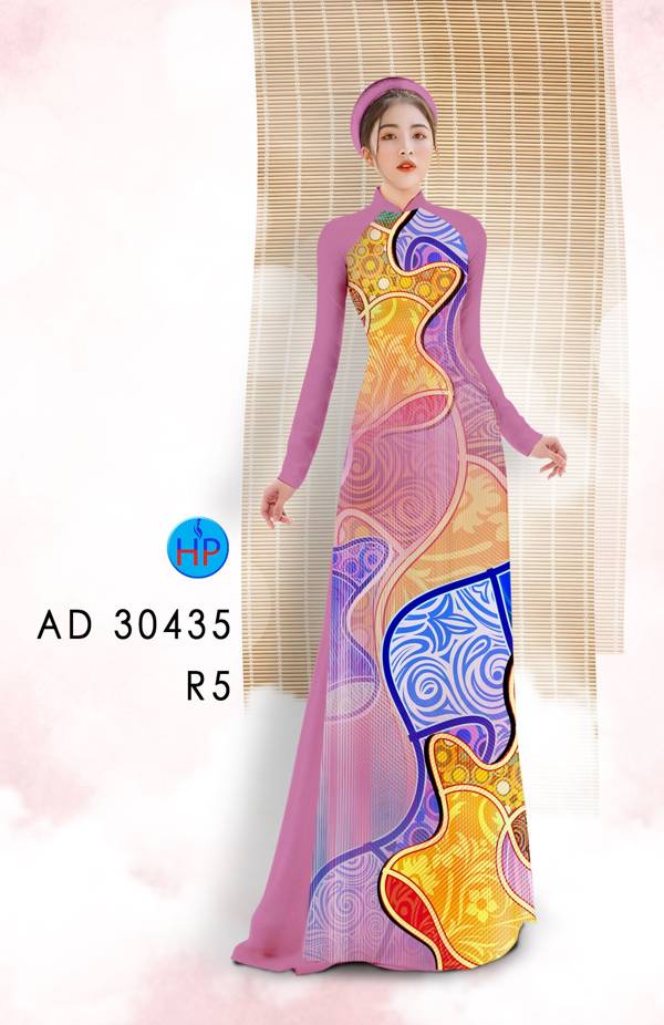 Vải Áo Dài Hoa Văn Vừa Ra  AD 30345