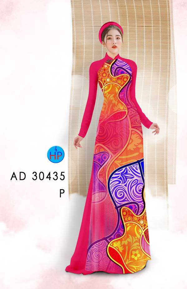 Vải Áo Dài Hoa Văn Vừa Ra  AD 30345