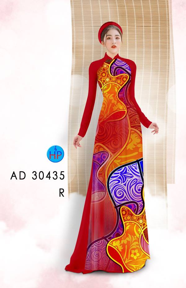 Vải Áo Dài Hoa Văn Vừa Ra  AD 30345