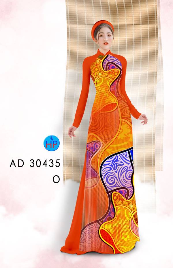Vải Áo Dài Hoa Văn Vừa Ra  AD 30345
