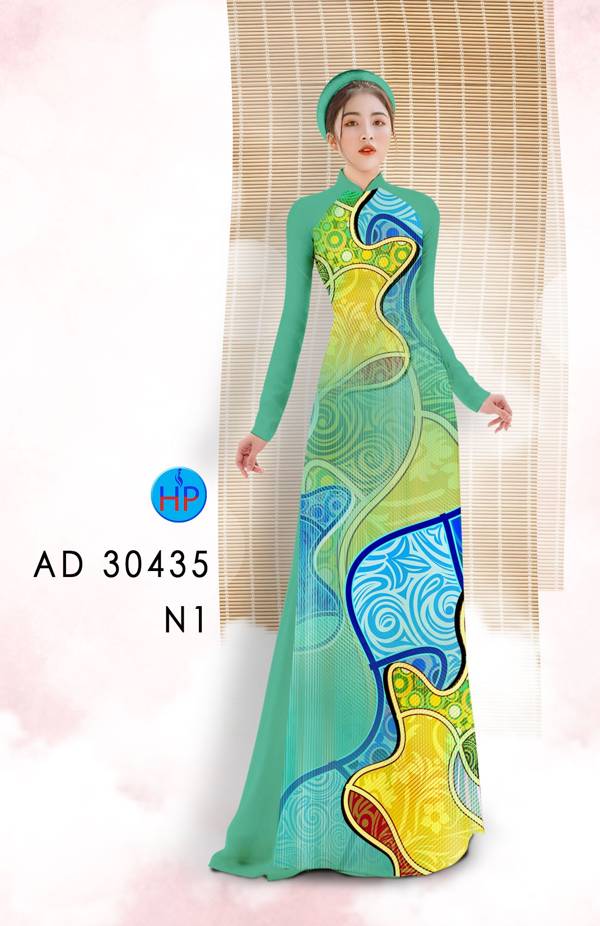 Vải Áo Dài Hoa Văn Vừa Ra  AD 30345