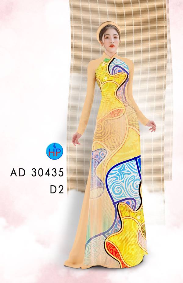 Vải Áo Dài Hoa Văn Vừa Ra  AD 30345