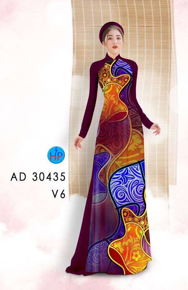Vải Áo Dài Hoa Văn Vừa Ra  AD 30345