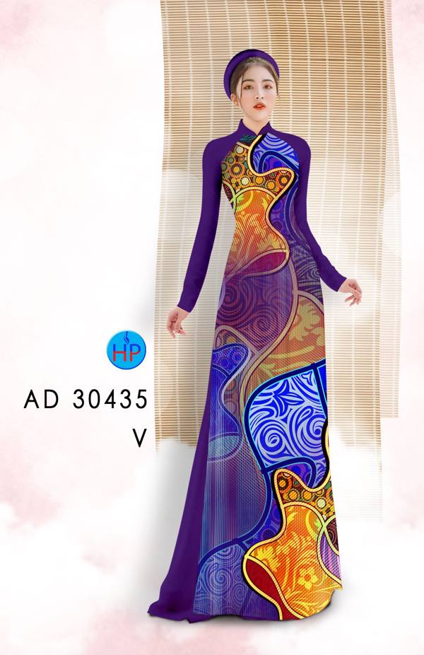 Vải Áo Dài Hoa Văn Vừa Ra  AD 30345