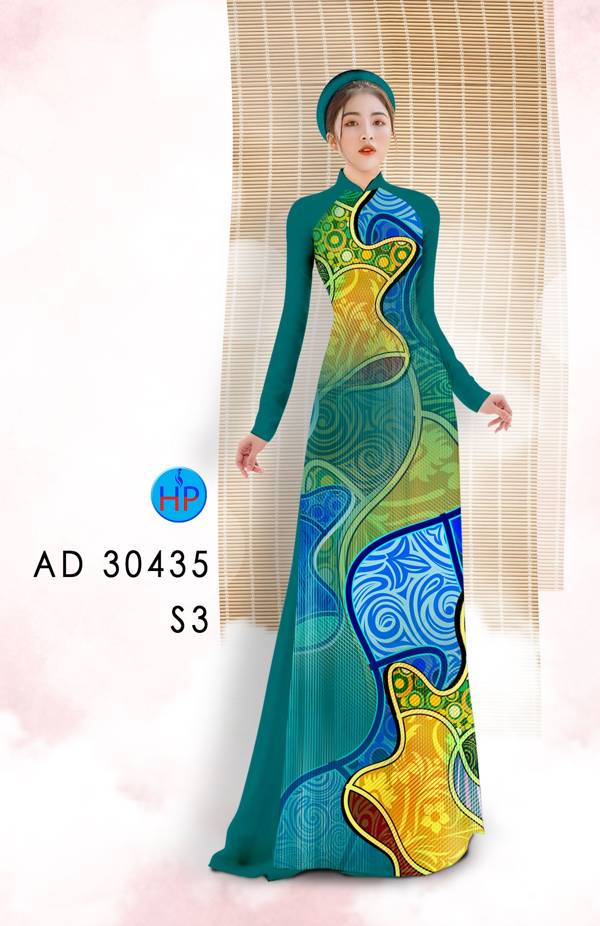 Vải Áo Dài Hoa Văn Vừa Ra  AD 30345