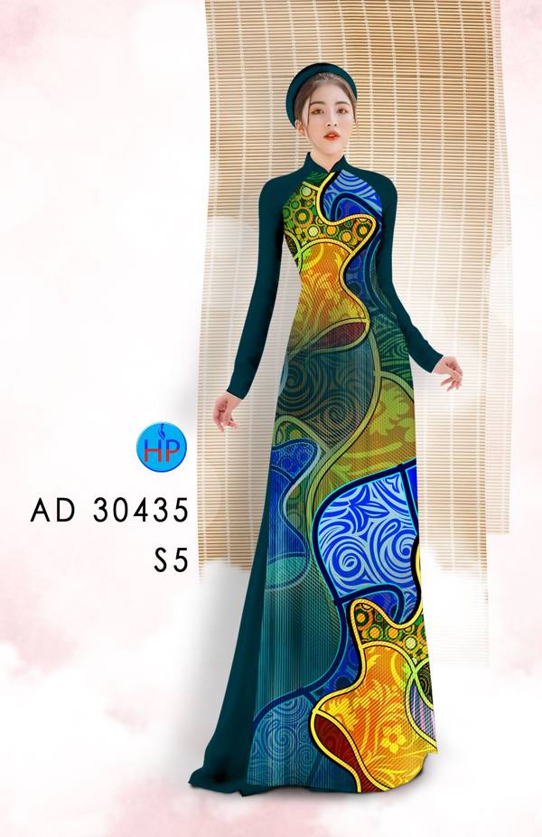 Vải Áo Dài Hoa Văn Vừa Ra  AD 30345