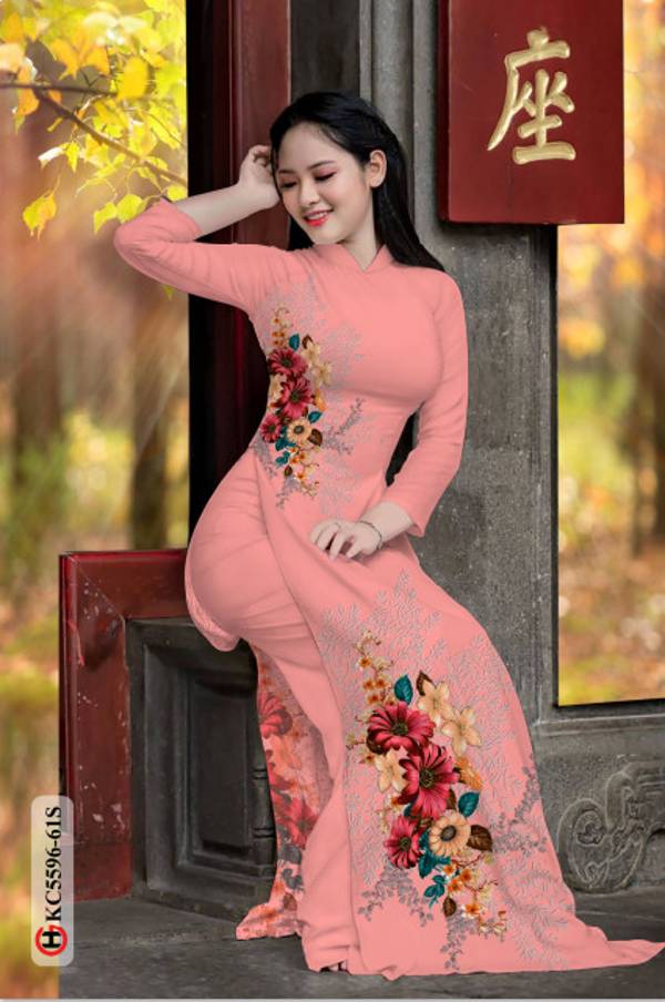 Vải Áo Dài Hoa In 3D Vừa Ra AD KC5596 32 Vải Áo Dài Hoa In 3D Vừa Ra AD KC5596