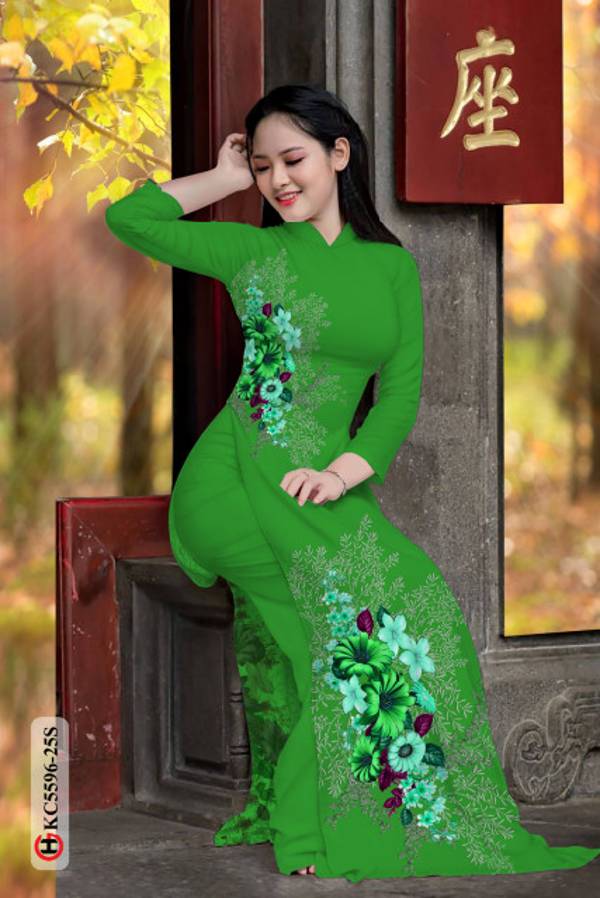 Vải Áo Dài Hoa In 3D Vừa Ra AD KC5596 39 Vải Áo Dài Hoa In 3D Vừa Ra AD KC5596
