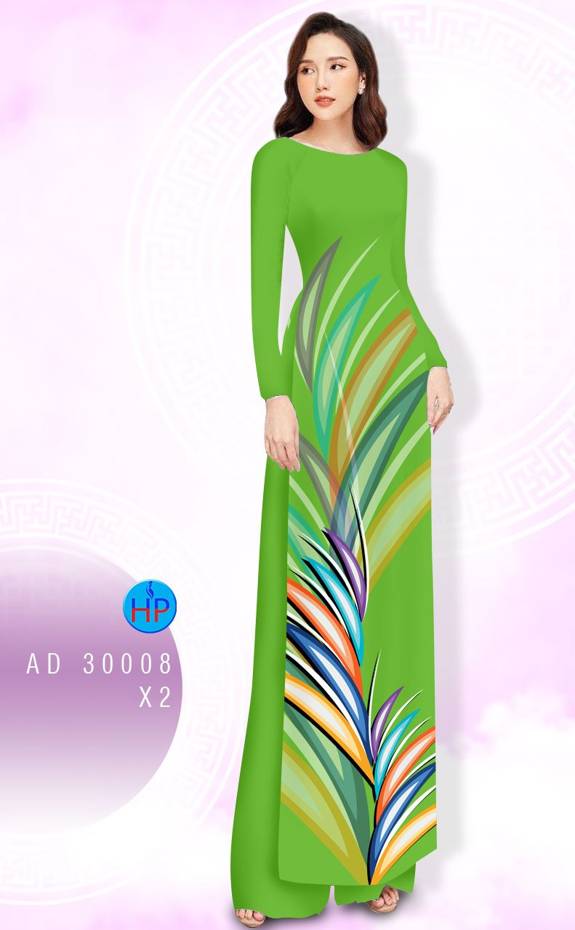 Vải Áo Dài Hoa Văn Mới Ra AD 3008