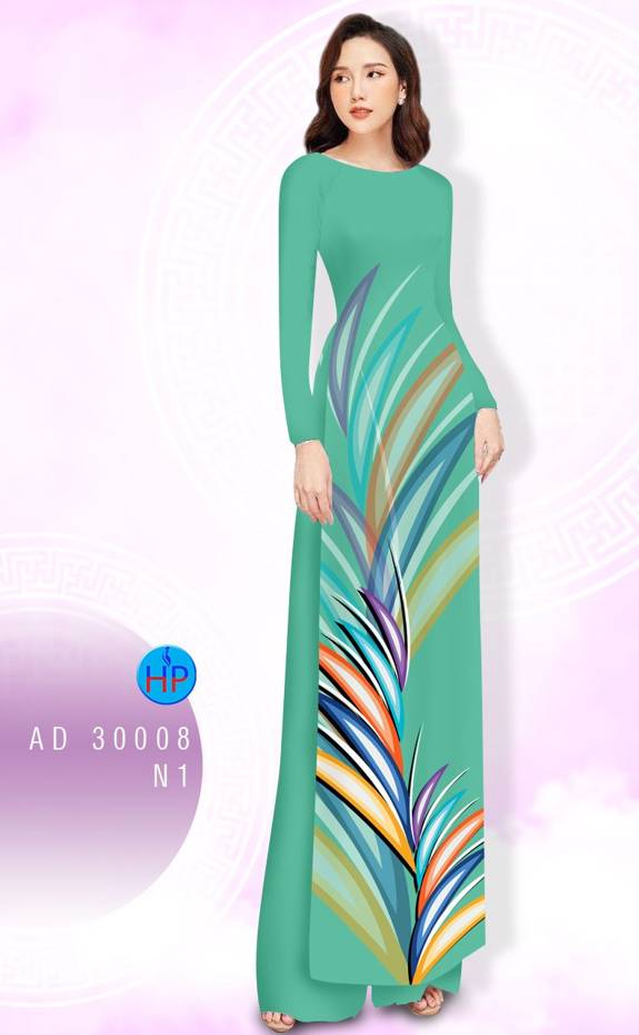 Vải Áo Dài Hoa Văn Mới Ra AD 3008