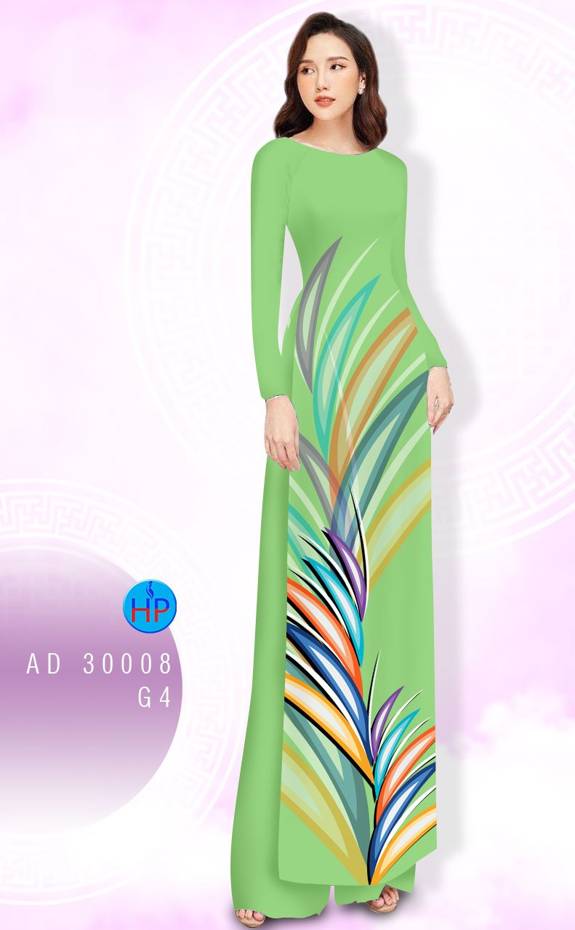 Vải Áo Dài Hoa Văn Mới Ra AD 3008