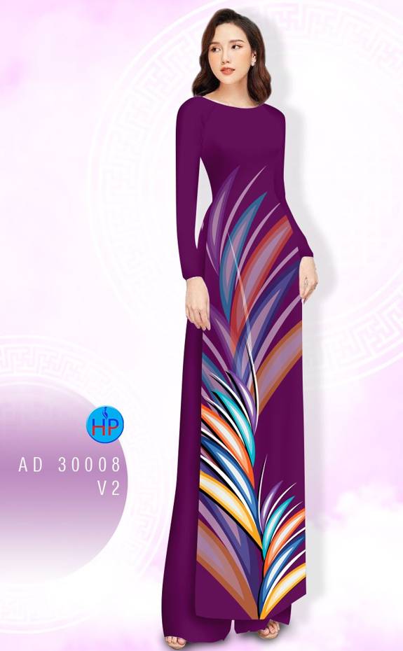 Vải Áo Dài Hoa Văn Mới Ra AD 3008