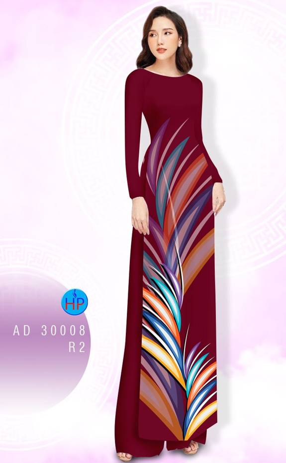 Vải Áo Dài Hoa Văn Mới Ra AD 3008