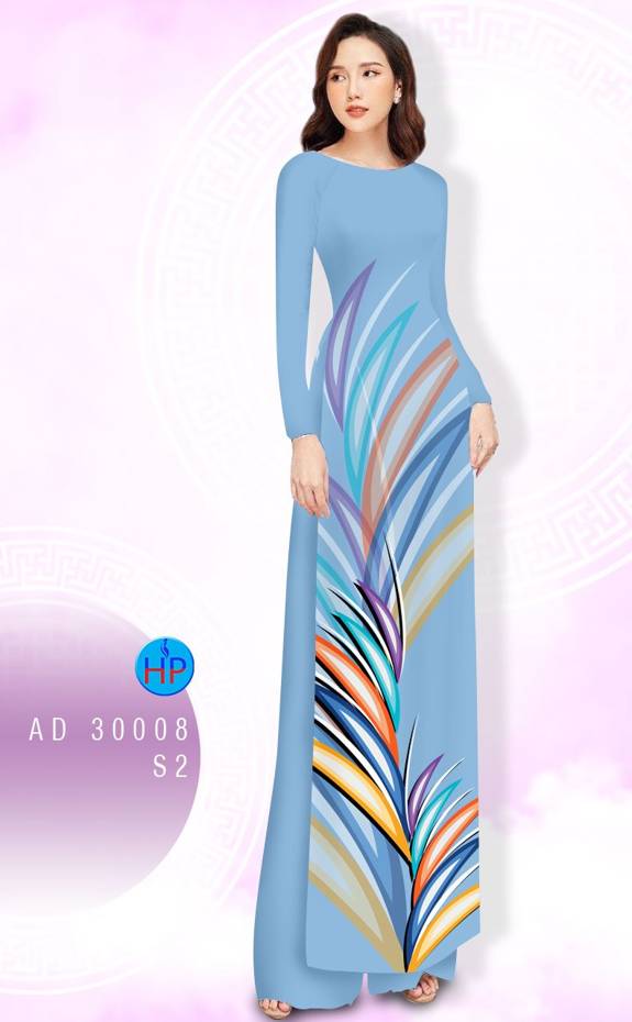 Vải Áo Dài Hoa Văn Mới Ra AD 3008