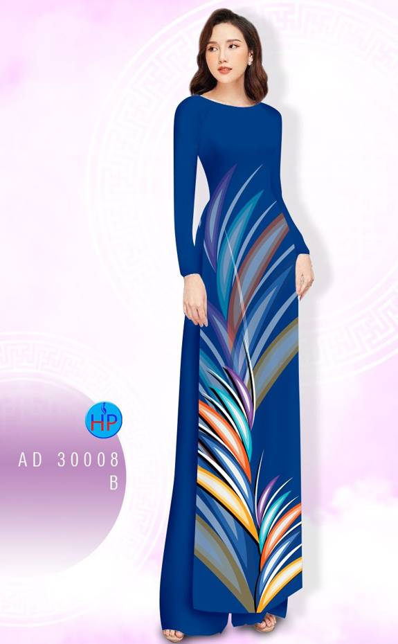 Vải Áo Dài Hoa Văn Mới Ra AD 3008