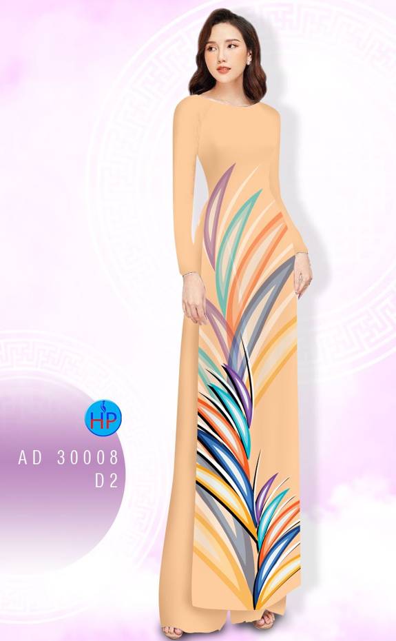 Vải Áo Dài Hoa Văn Mới Ra AD 3008