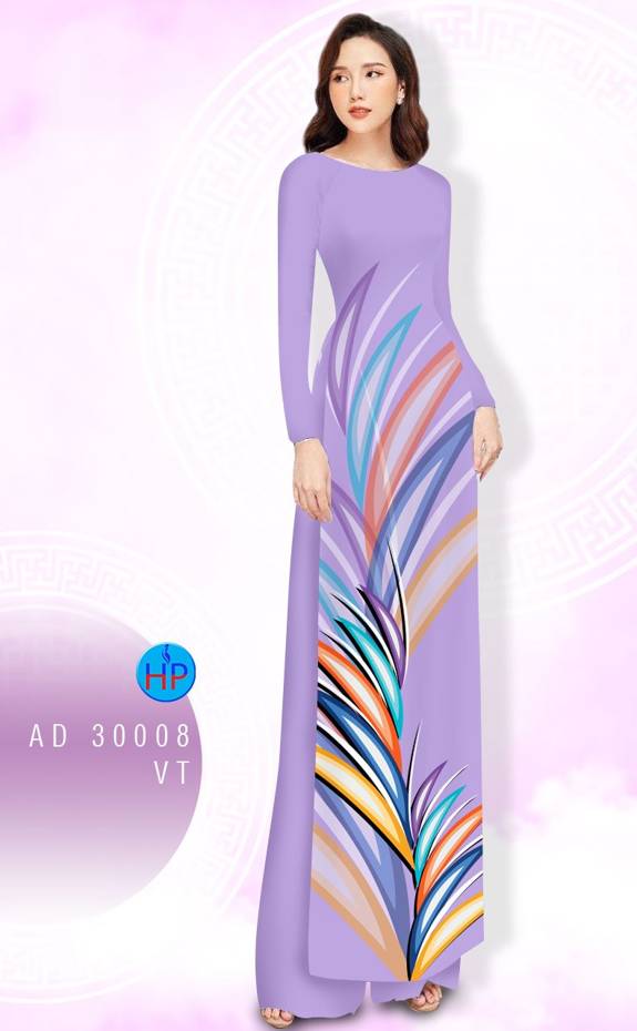Vải Áo Dài Hoa Văn Mới Ra AD 3008