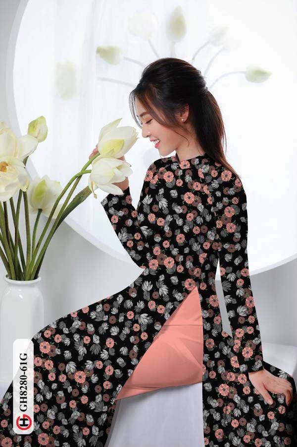 Vải Áo Dài Hoa Nhí Thiết Kế 2021 AD GH8280