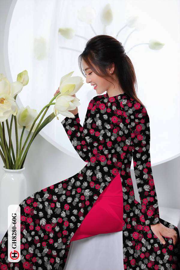 Vải Áo Dài Hoa Nhí Thiết Kế 2021 AD GH8280