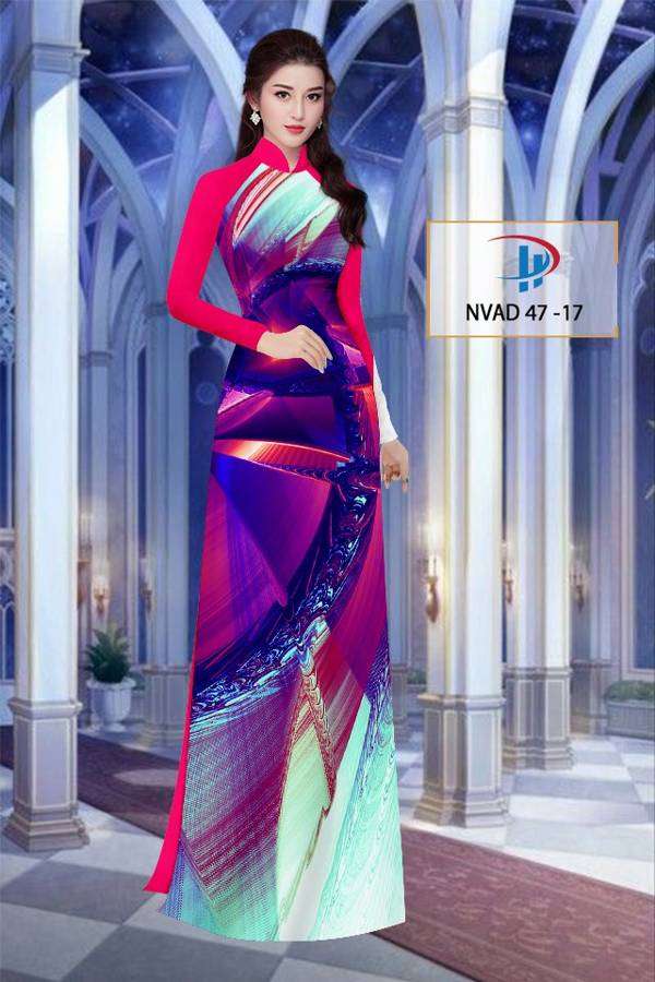 Vải Áo Dài Hoa Văn Thiết Kế 2021 AD NVAD47