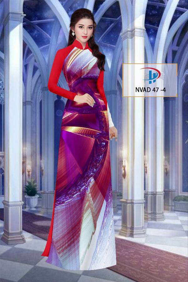 Vải Áo Dài Hoa Văn Thiết Kế 2021 AD NVAD47